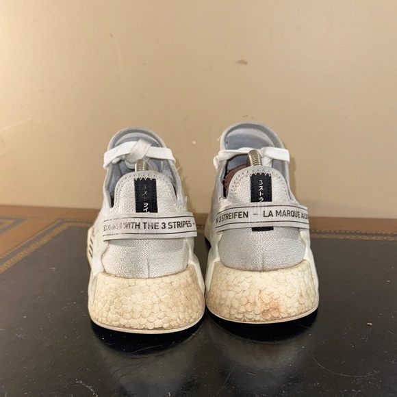 Adidas NMD R1 V2 White Black GZ1999 Men’s Size 7 - Picture 4 of 5